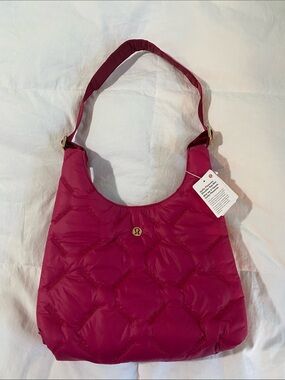 NWT Lululemon Quilted Pleasures Shoulder Bag Mini 5L Berry Pink